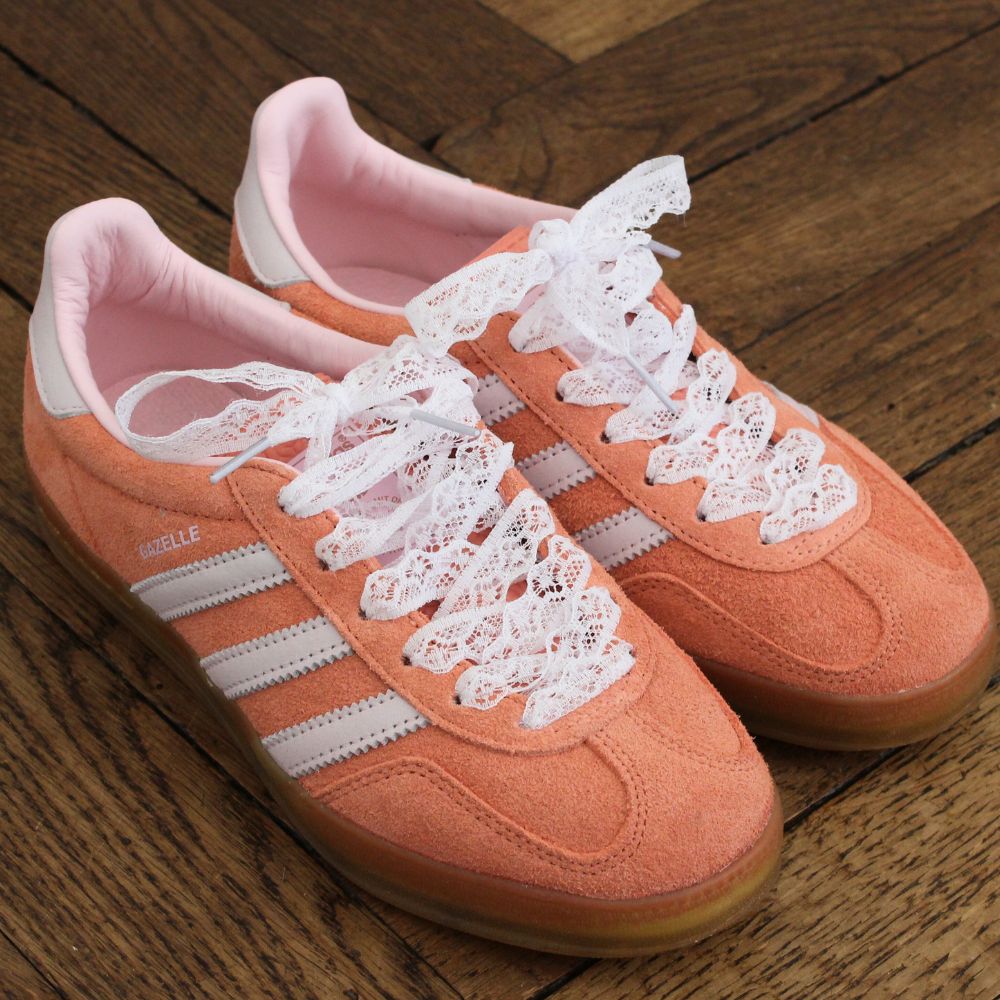 Lacets Dentelles Blancs pour Adidas Gazelle Samba Lacets originaux Furious Laces